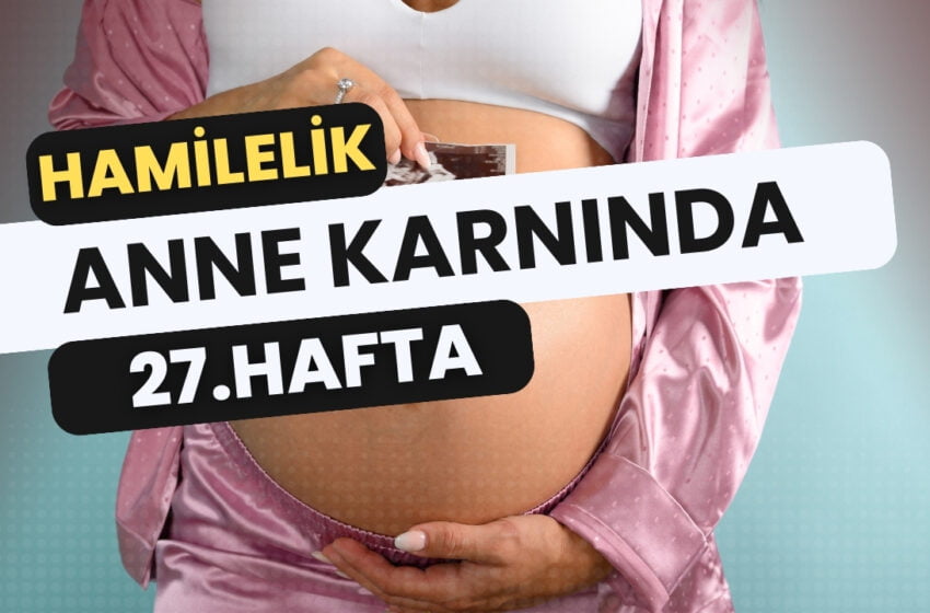  27 Haftalık Gebelik: Bebek Gelişimi, Belirtiler ve Dikkat Edilmesi Gerekenler