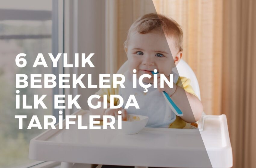  6 Aylık Bebek İçin İlk Ek Gıda Tarifleri